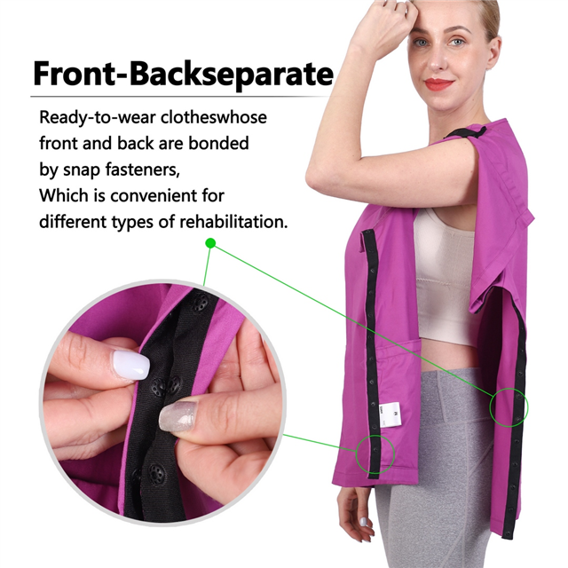 Post Surgery Shirt Thoracic Post Shirt Abdominal Surgery Post Shirt With Drain Management Pockets A-KF08